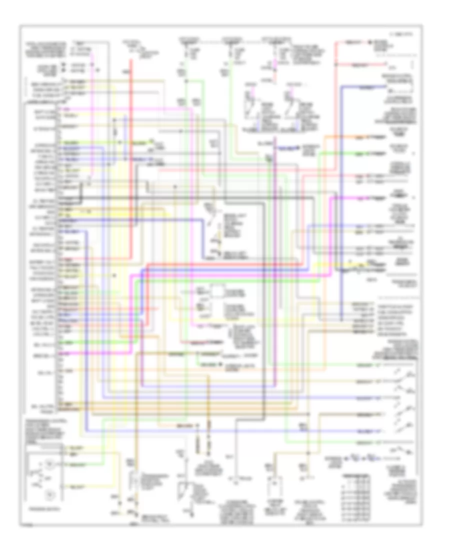 Transmission Wiring Diagram for BMW 325is 1993