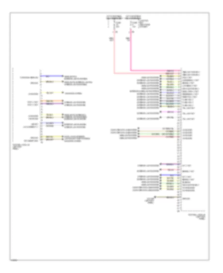 Body Control Modules Wiring Diagram 1 of 2 for BMW 740i 2013