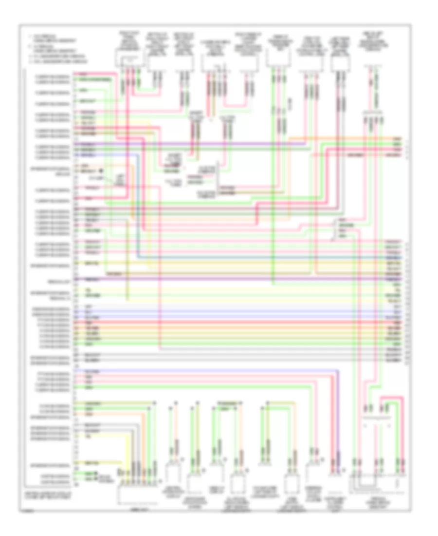 Computer Data Lines Wiring Diagram 1 of 4 for BMW 740i 2013