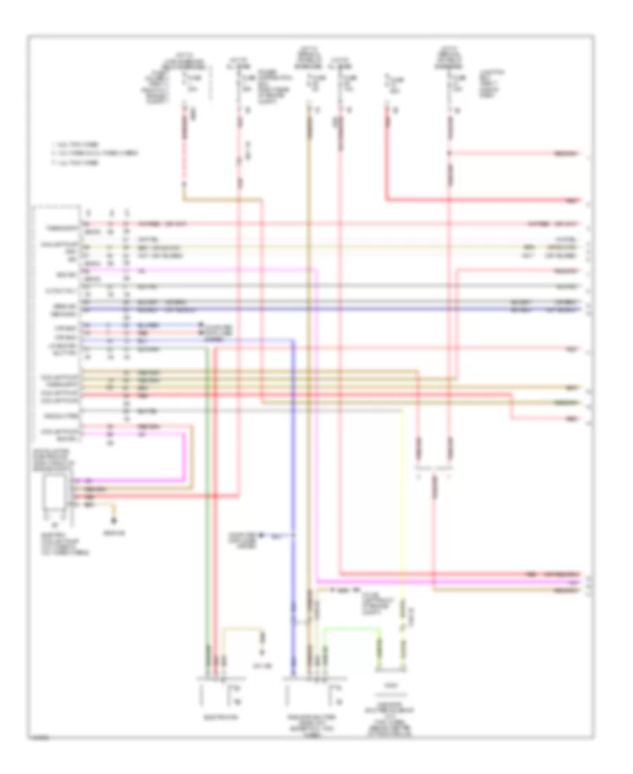 Cooling Fan Wiring Diagram 1 of 2 for BMW 740i 2013