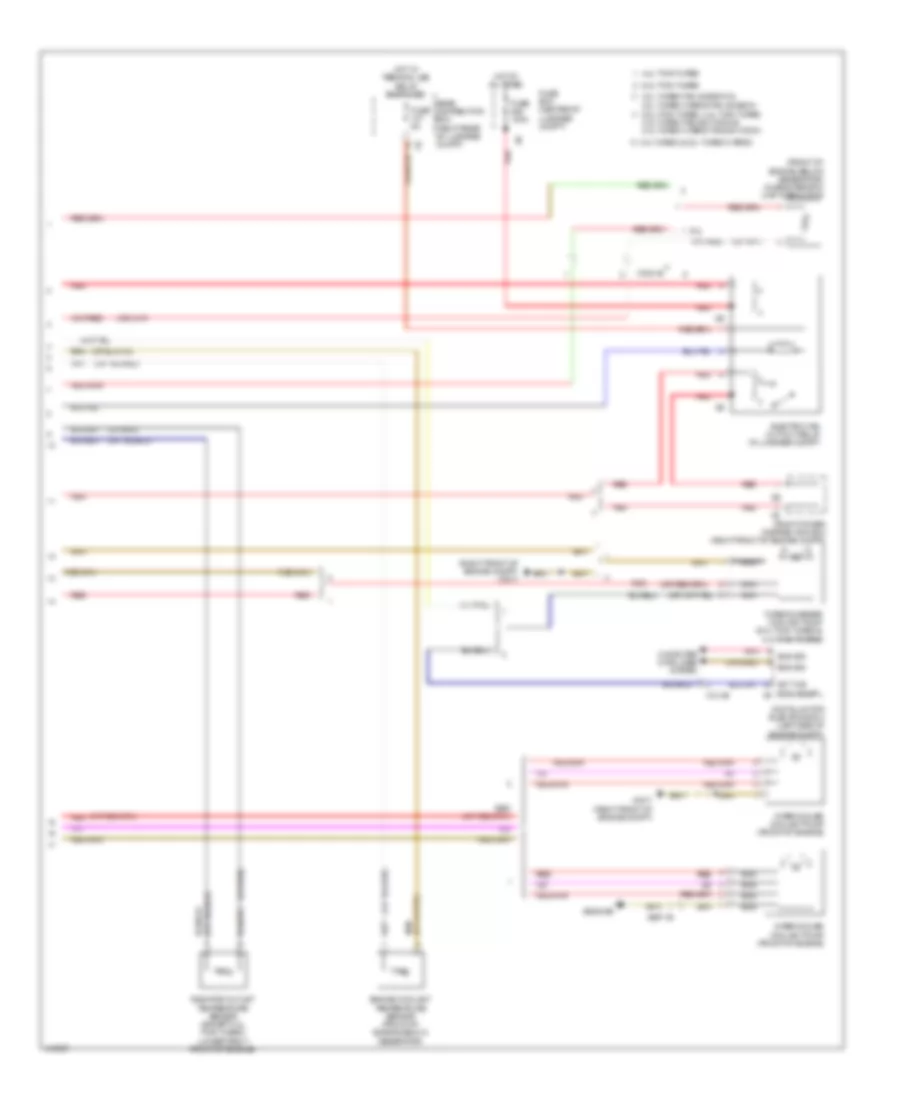 Cooling Fan Wiring Diagram 2 of 2 for BMW 740i 2013
