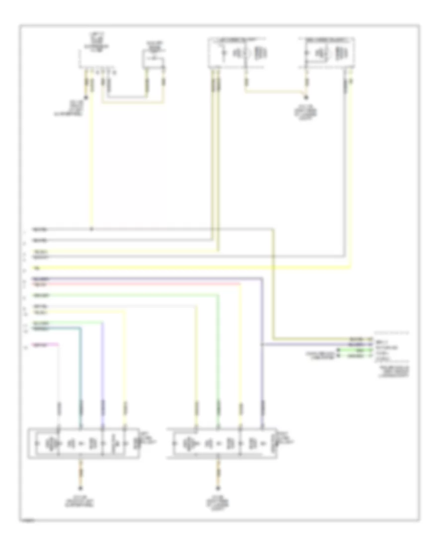 Exterior Lamps Wiring Diagram (3 of 3) for BMW 740i 2013