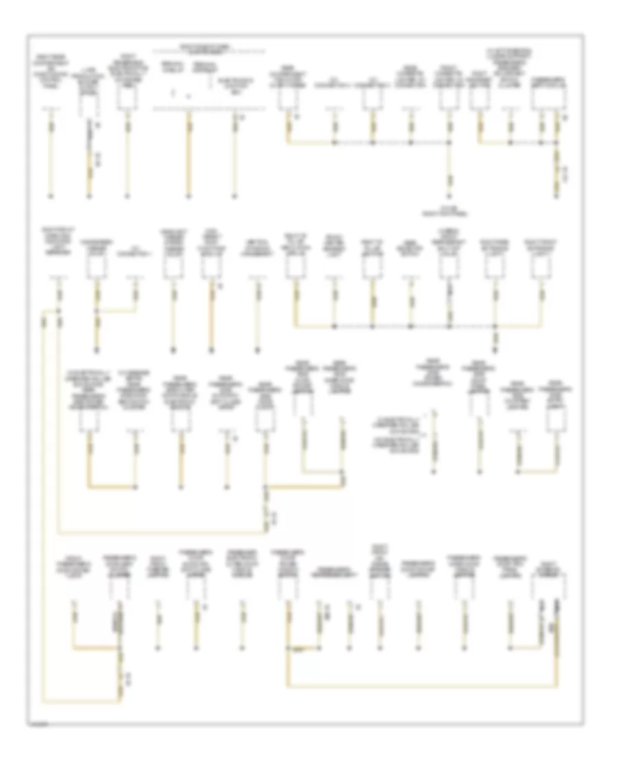 Ground Distribution Wiring Diagram 2 of 7 for BMW 740i 2013