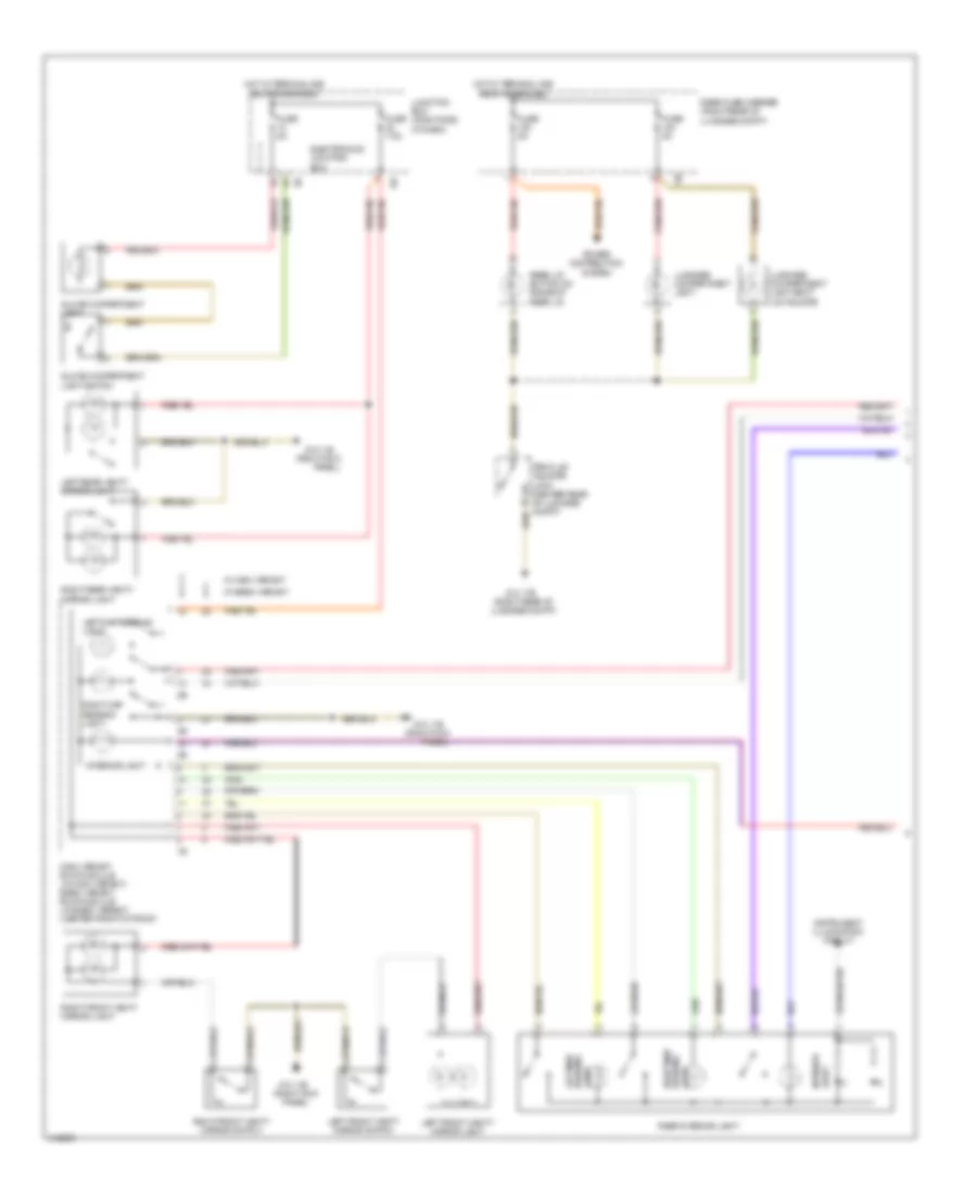 Courtesy Lamps Wiring Diagram 1 of 2 for BMW 740i 2013