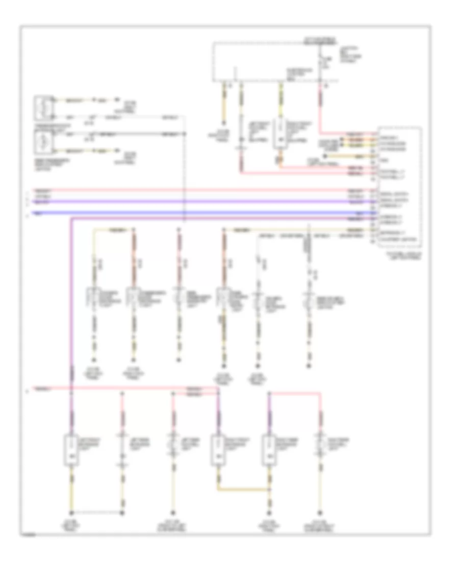 Courtesy Lamps Wiring Diagram (2 of 2) for BMW 740i 2013