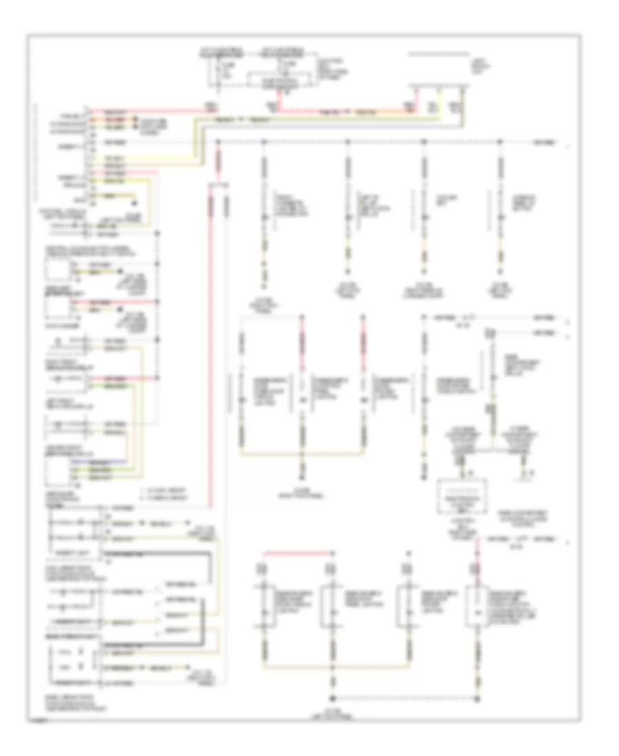 Instrument Illumination Wiring Diagram 1 of 2 for BMW 740i 2013