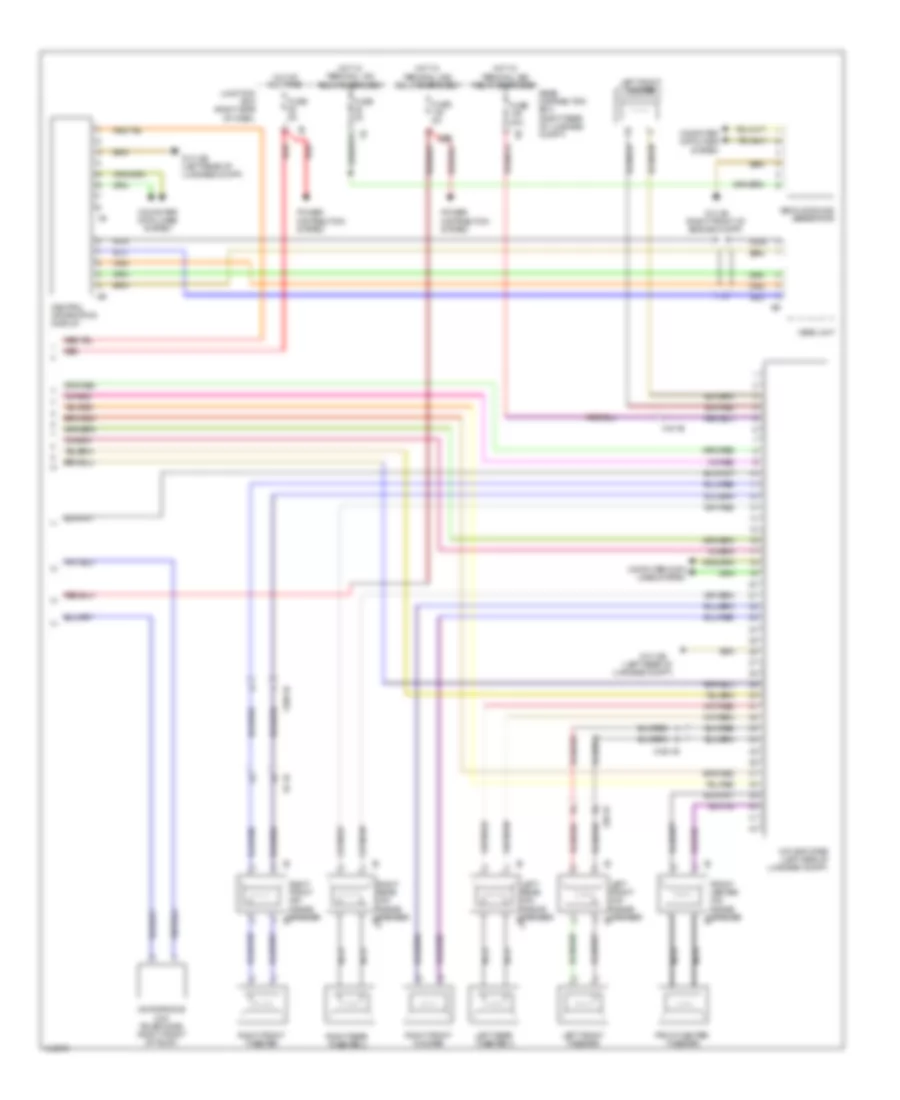 Navigation Wiring Diagram, Basic (2 of 2) for BMW 740i 2013