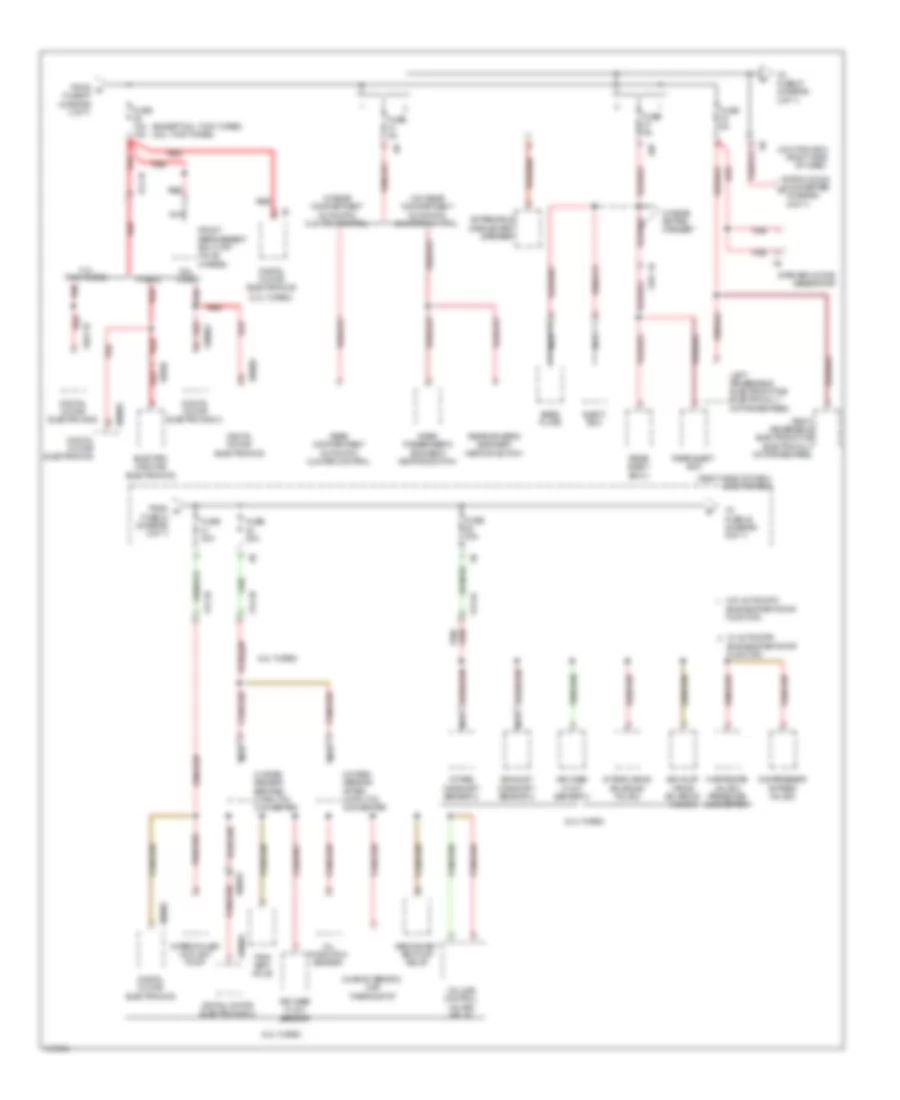 Power Distribution Wiring Diagram 4 of 7 for BMW 740i 2013