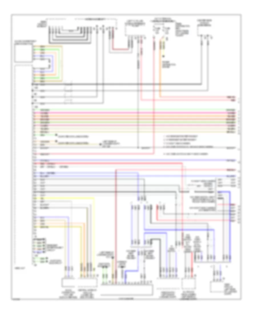 Hifi Radio Wiring Diagram, High (1 of 2) for BMW 740i 2013