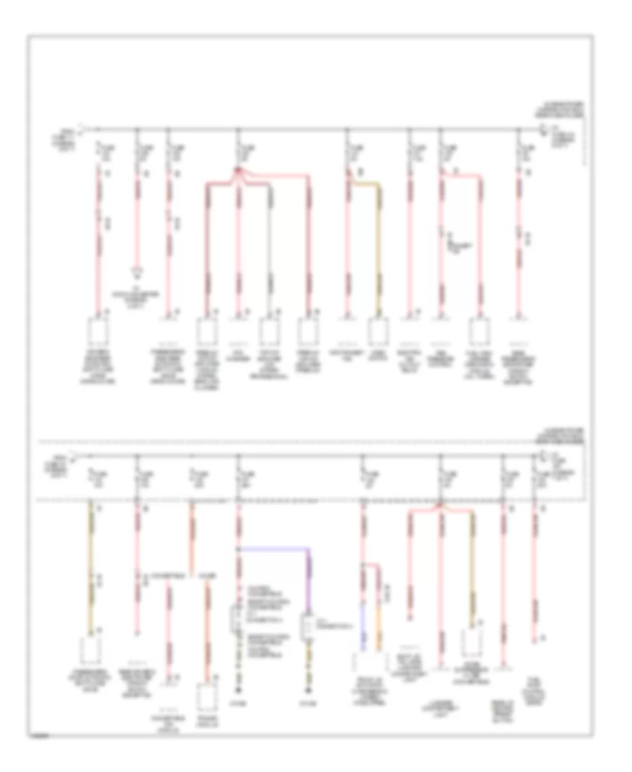 Power Distribution Wiring Diagram (6 of 7) for BMW 640i 2014