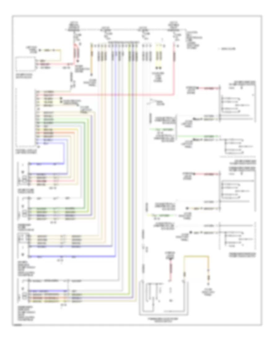 Power Windows Wiring Diagram for BMW 640i 2014