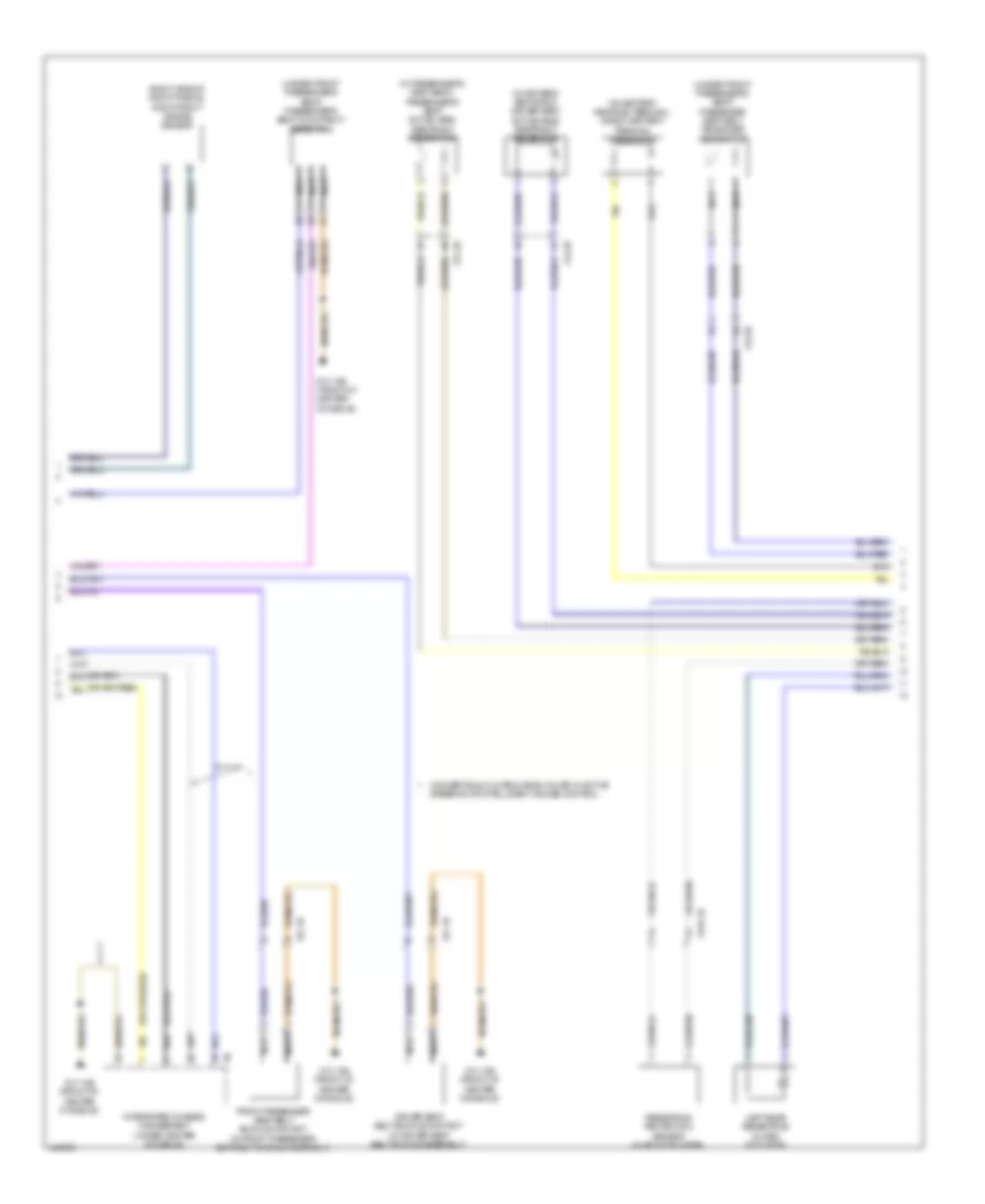Supplemental Restraints Wiring Diagram 2 of 3 for BMW 640i 2014