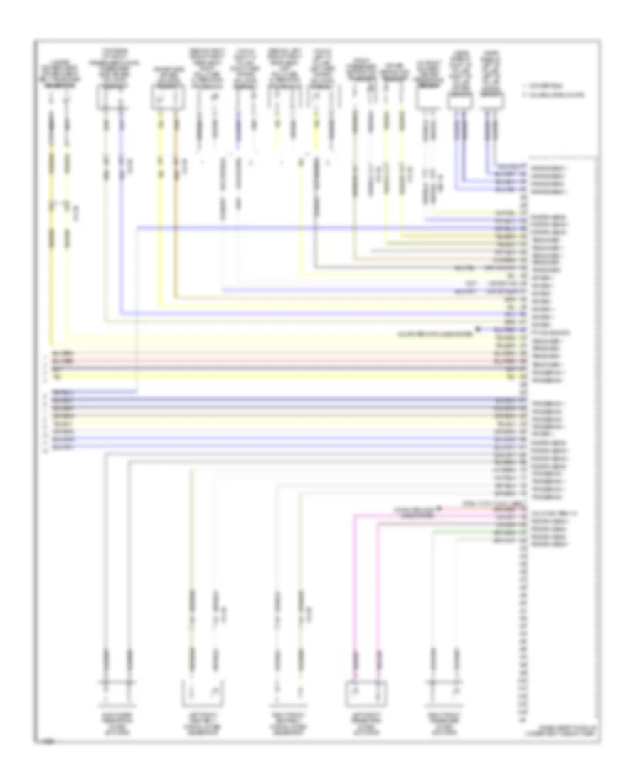 Supplemental Restraints Wiring Diagram (3 of 3) for BMW 640i 2014