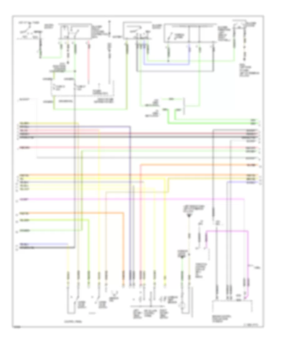 A C Wiring Diagram 2 of 3 for BMW 525i 1993