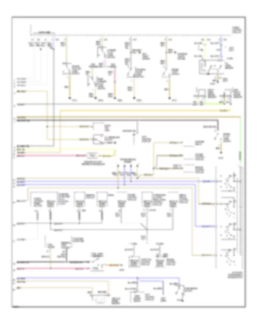 Instrument Cluster Wiring Diagram 2 of 2 for BMW 525i 1993
