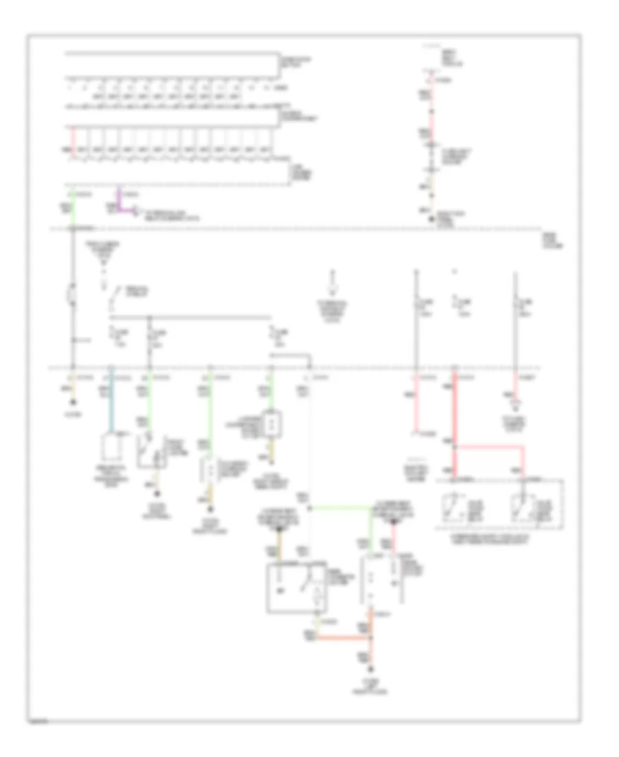 Power Distribution Wiring Diagram 2 of 6 for BMW 525i 2007