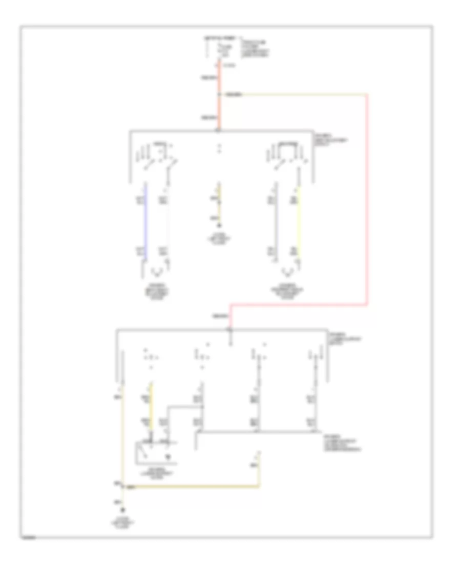 Driver Power Seat Wiring Diagram for BMW 525i 2007