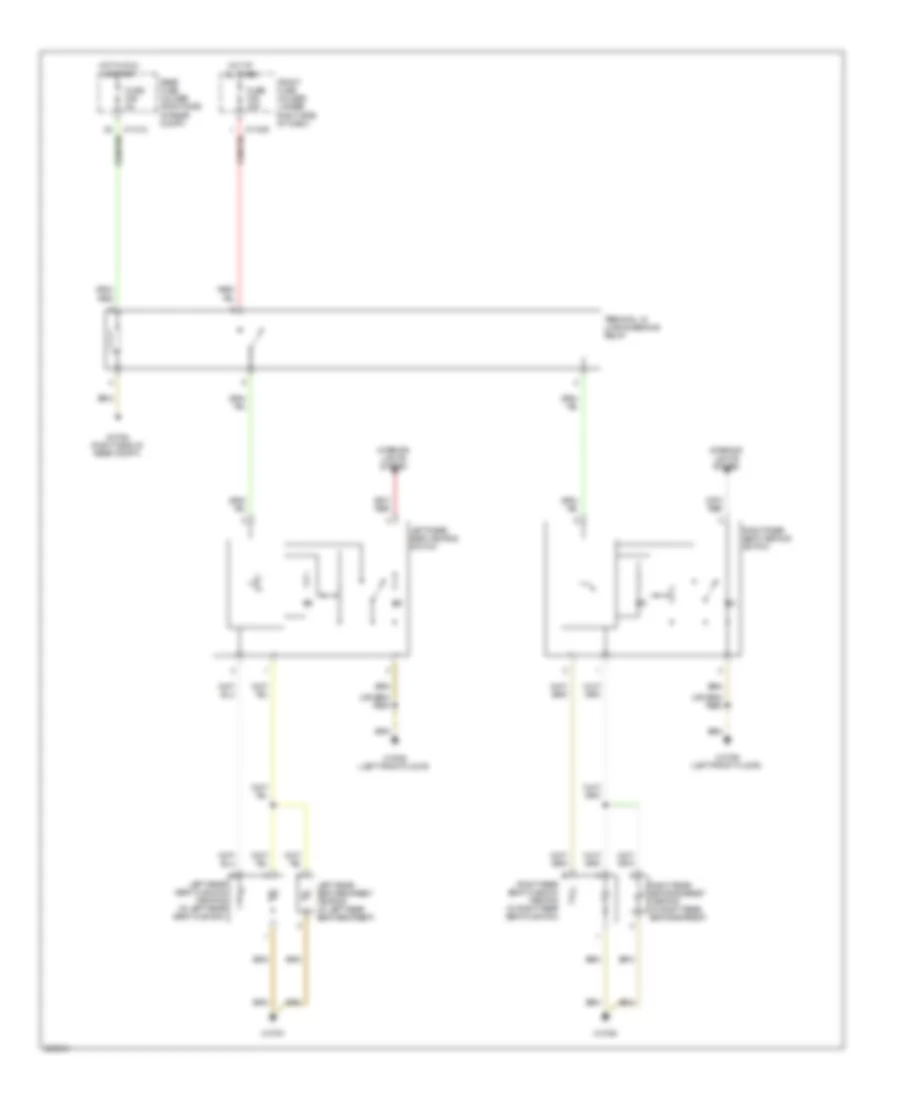 Rear Heated Seats Wiring Diagram for BMW 525i 2007