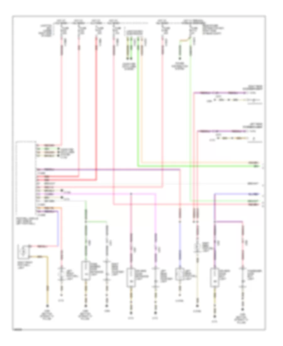 Courtesy Lamps Wiring Diagram 1 of 3 for BMW X5 50i 2011