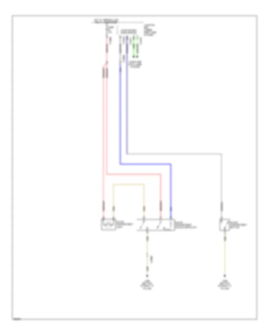 Courtesy Lamps Wiring Diagram (3 of 3) for BMW X5 50i 2011