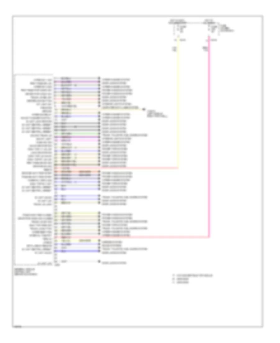 General Module Wiring Diagram Convertible 1 of 2 for BMW 325Ci 2004