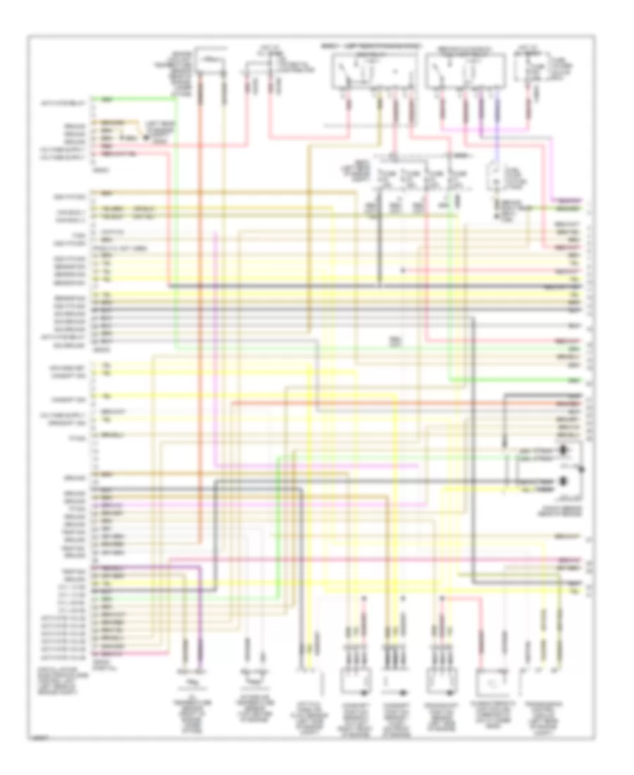 2 5L Engine Performance Wiring Diagram without SULEV 1 of 3 for BMW 325Ci 2004