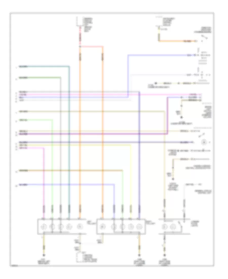 Exterior Lamps Wiring Diagram 2 of 2 for BMW 325Ci 2004