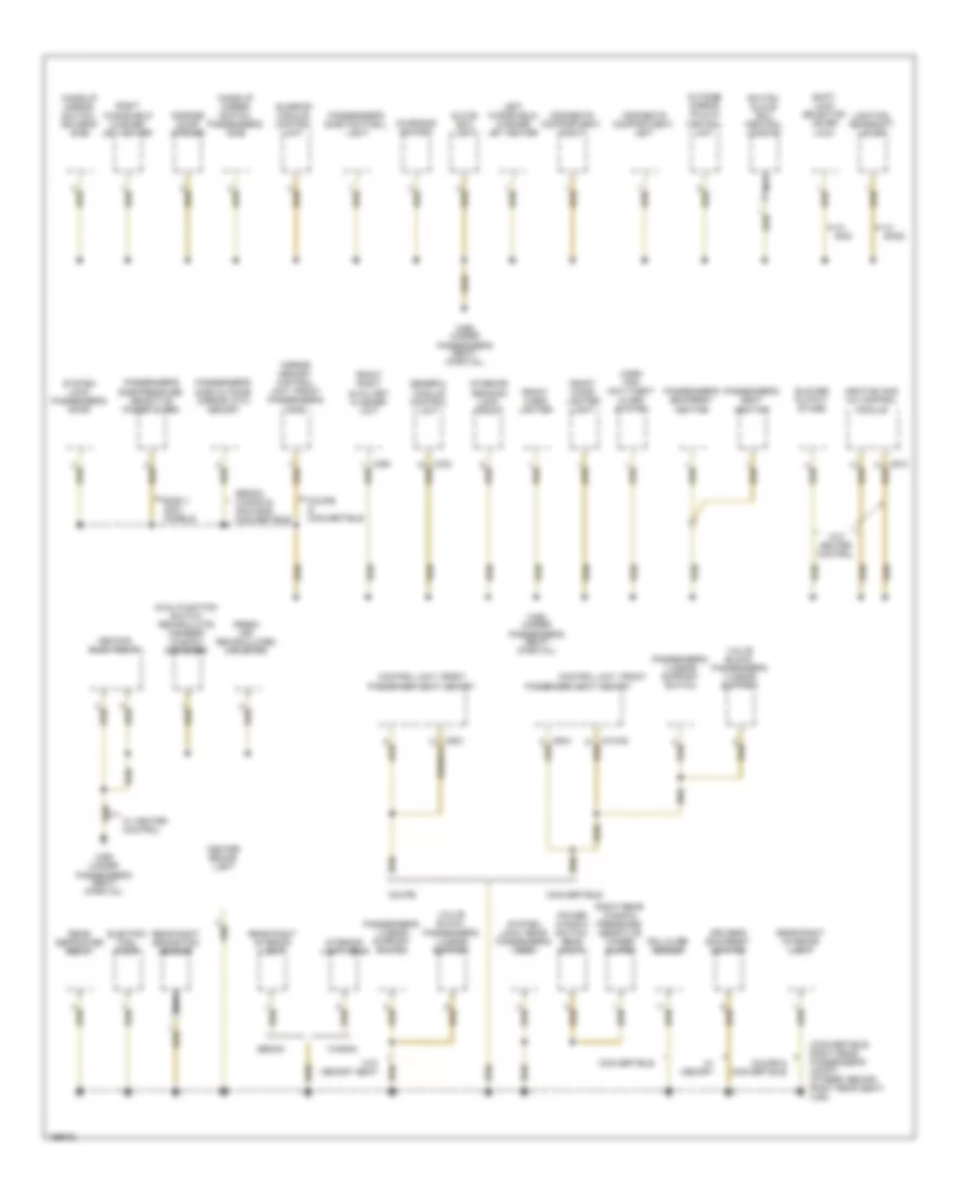Ground Distribution Wiring Diagram 3 of 4 for BMW 325Ci 2004