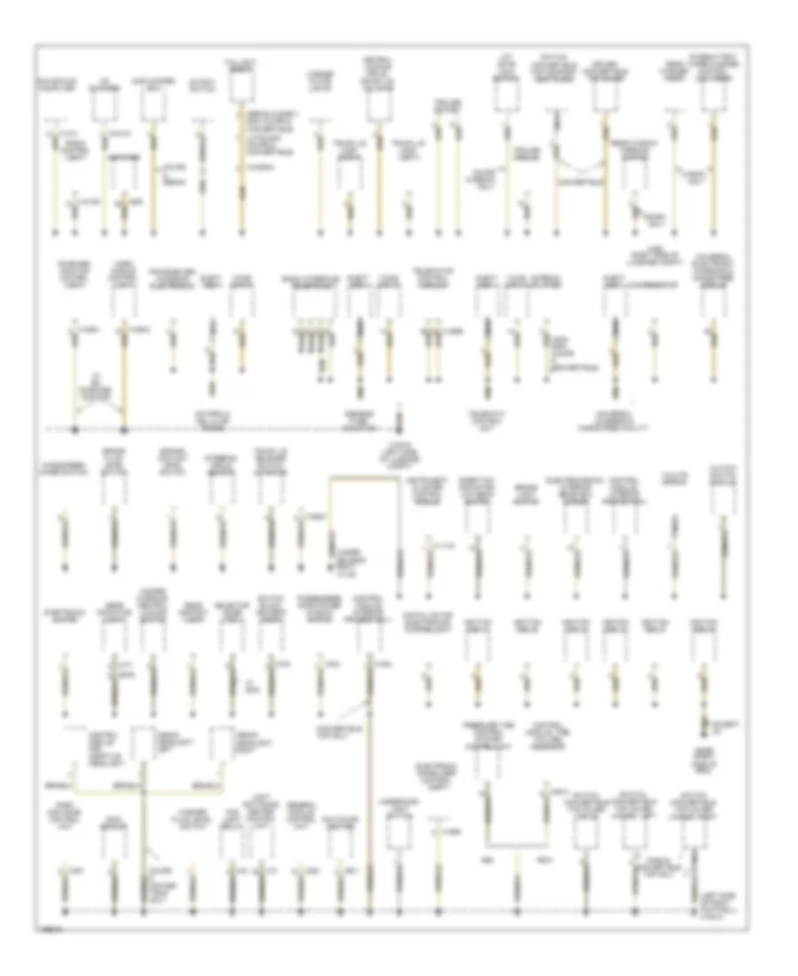 Ground Distribution Wiring Diagram 4 of 4 for BMW 325Ci 2004