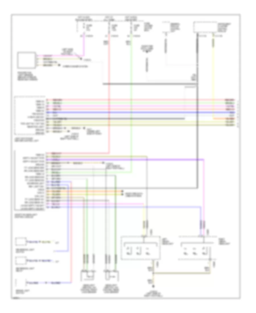 Adaptive Front Lighting Wiring Diagram 1 of 2 for BMW 325Ci 2004