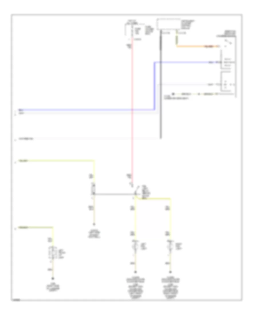 Headlamps Wiring Diagram 2 of 2 for BMW 325Ci 2004