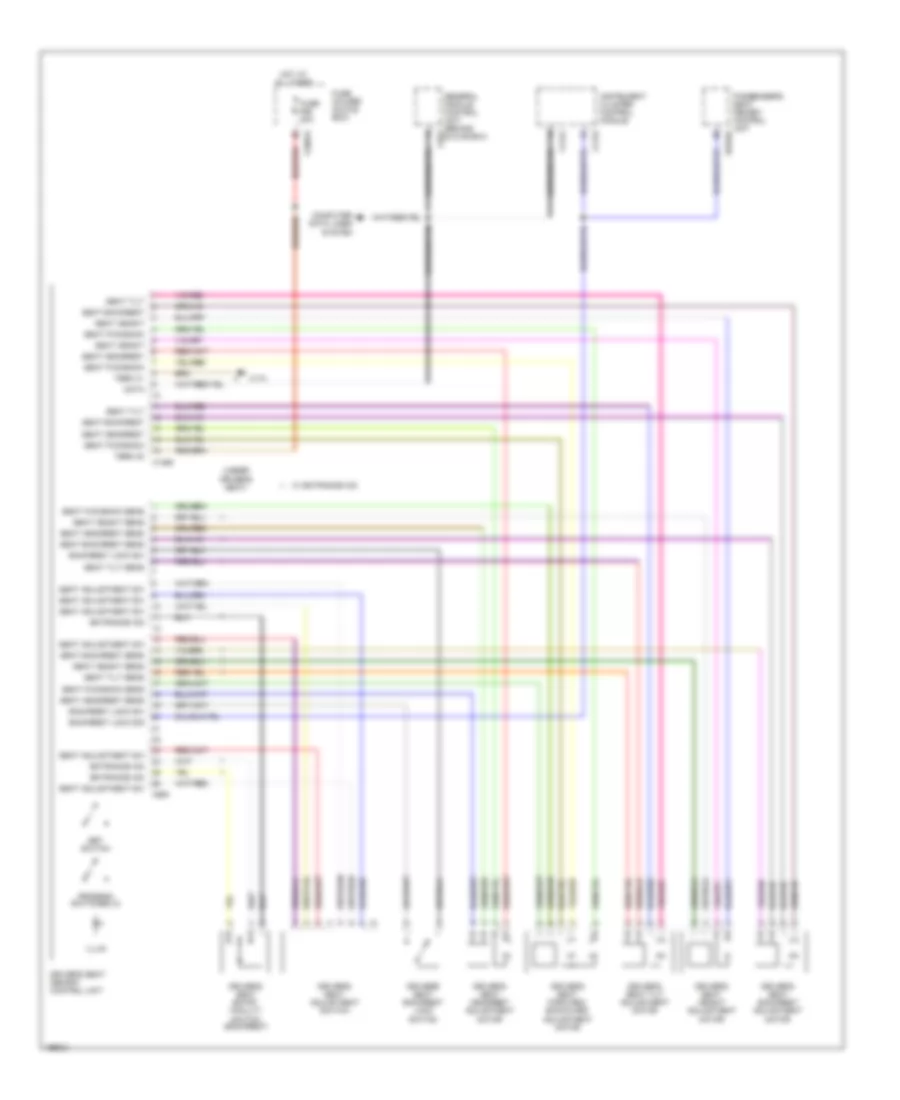 Driver s Memory Seat Wiring Diagram Except Convertible for BMW 325Ci 2004