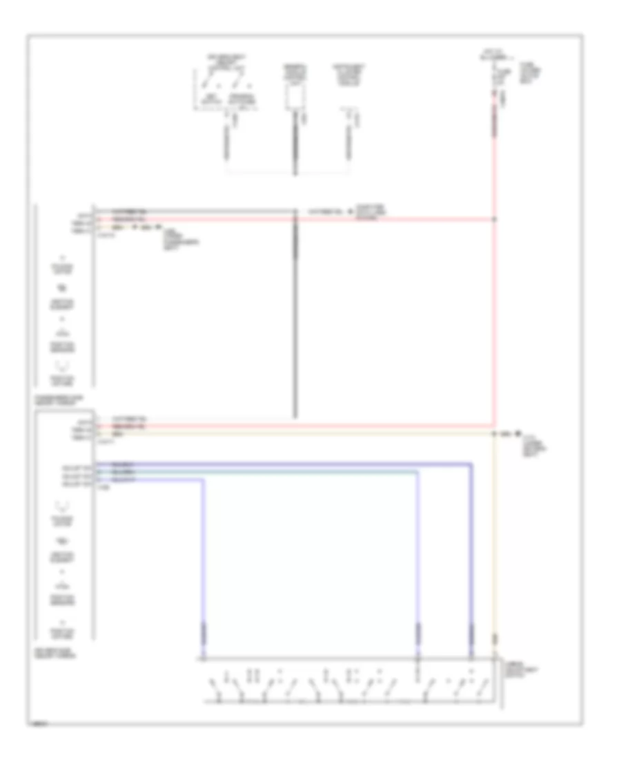 Memory Mirrors Wiring Diagram for BMW 325Ci 2004