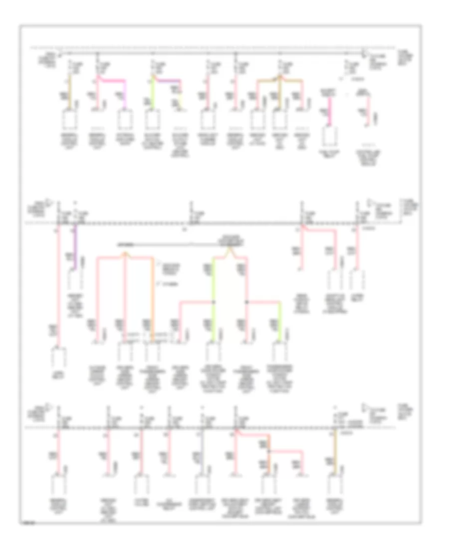 Power Distribution Wiring Diagram 3 of 6 for BMW 325Ci 2004
