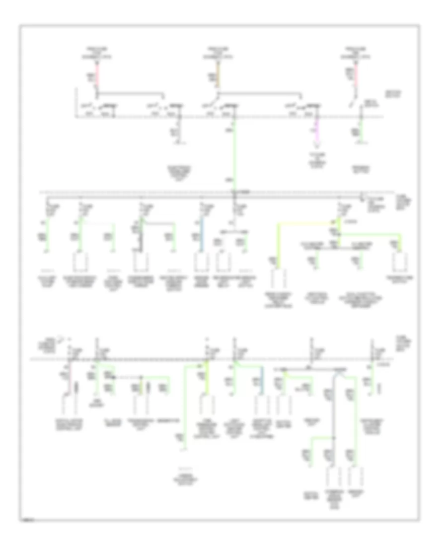 Power Distribution Wiring Diagram 5 of 6 for BMW 325Ci 2004