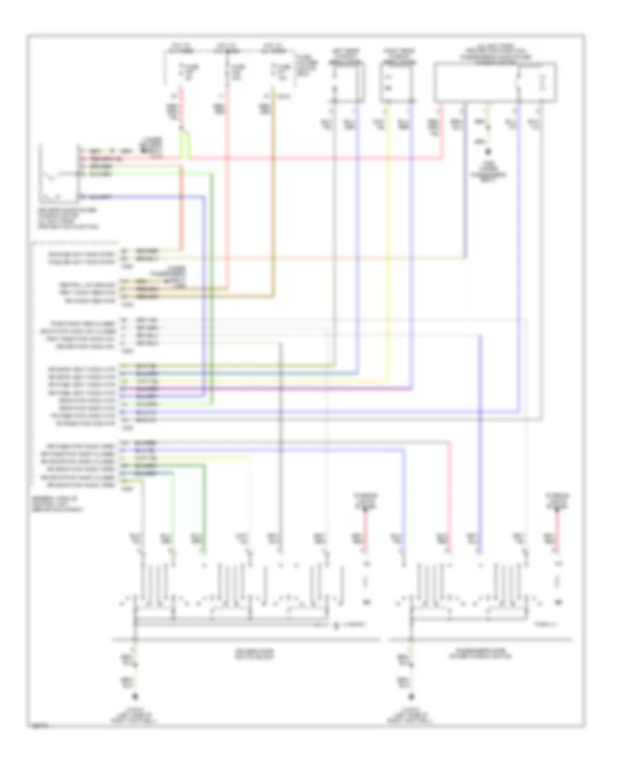 Power Windows Wiring Diagram Convertible for BMW 325Ci 2004