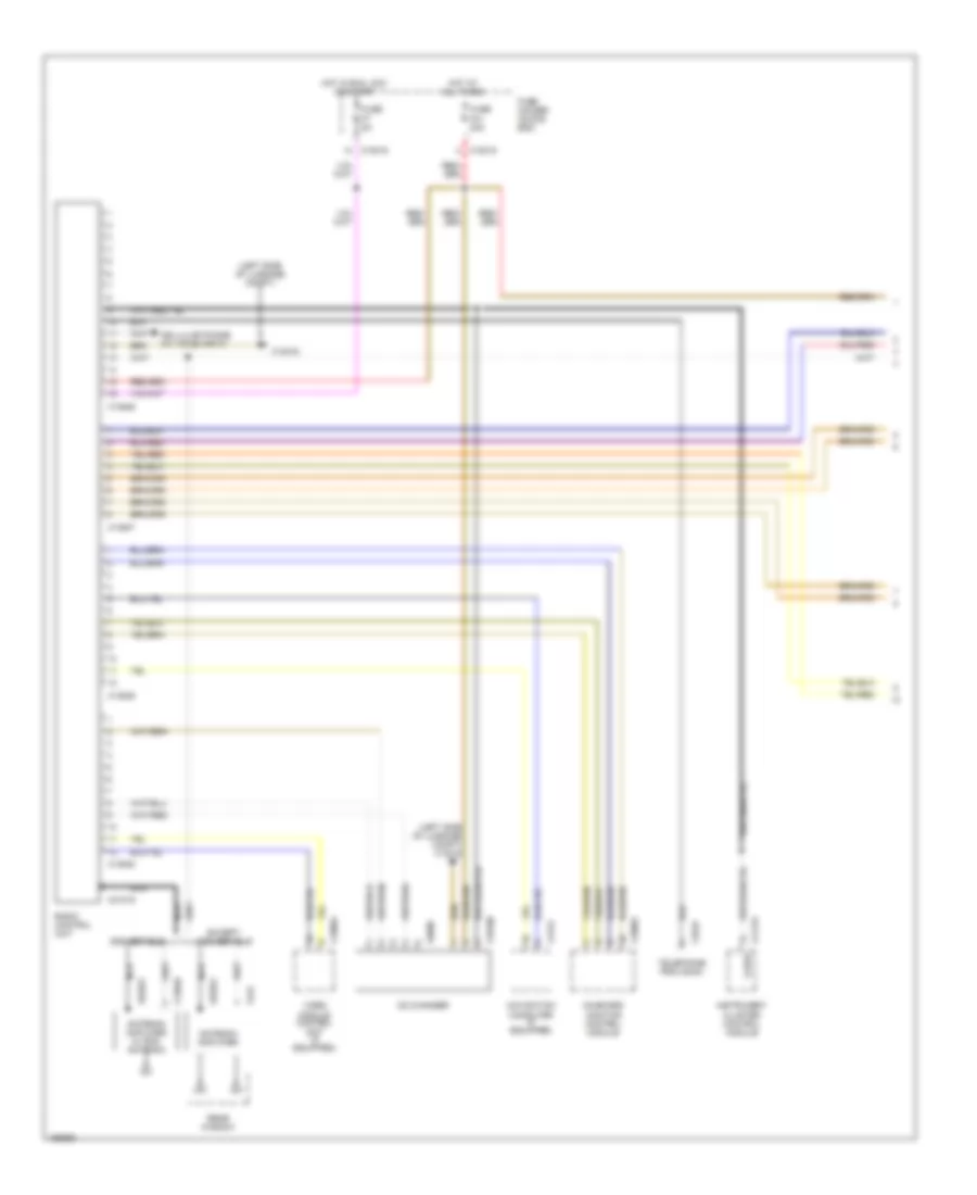 Radio Wiring Diagram with HIFI Radio with Monitor 1 of 2 for BMW 325Ci 2004