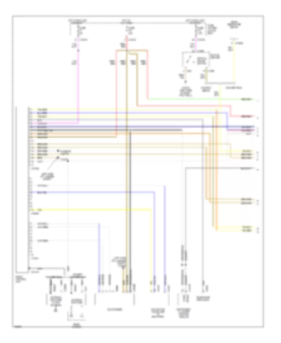 Radio Wiring Diagram with Top HIFI Radio without Monitor 1 of 2 for BMW 325Ci 2004