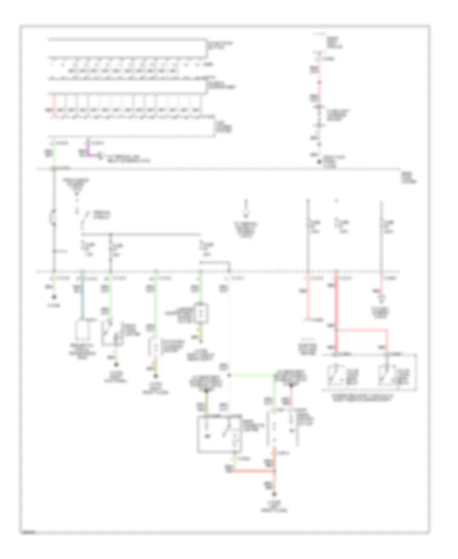 Power Distribution Wiring Diagram 2 of 6 for BMW 525xi 2007