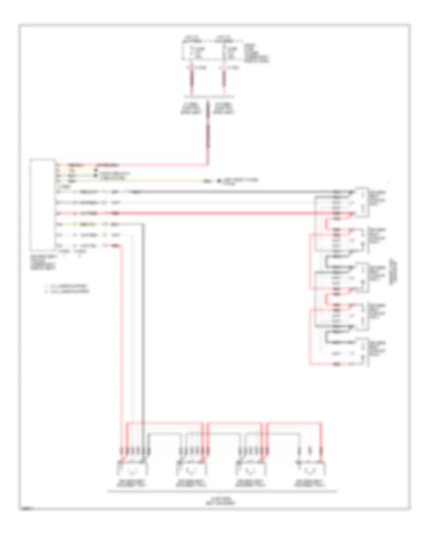 Seat Ventilation Wiring Diagram 1 of 2 for BMW 525xi 2007
