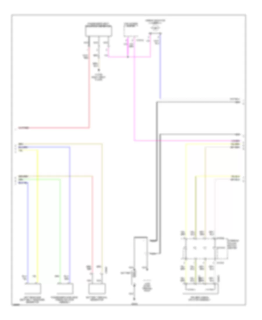 Supplemental Restraints Wiring Diagram 2 of 3 for BMW 525xi 2007