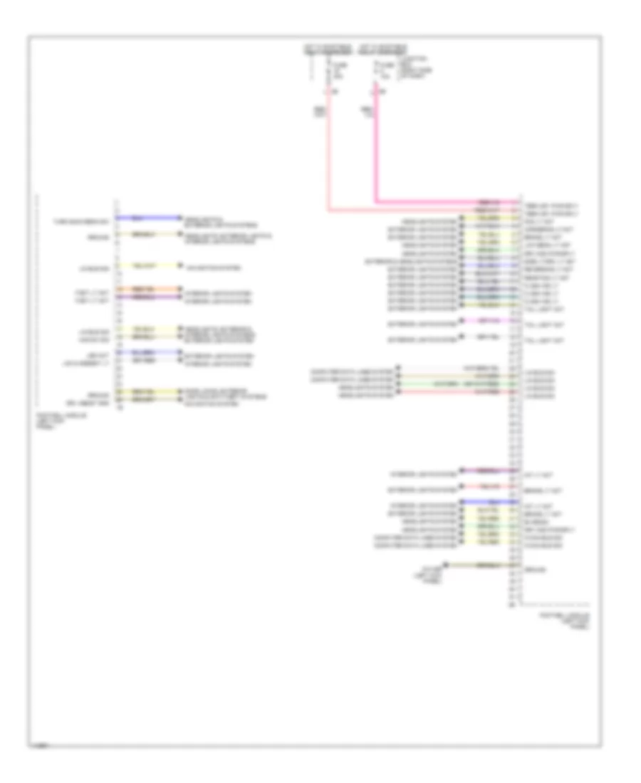 Body Control Modules Wiring Diagram 1 of 2 for BMW 740Li 2013