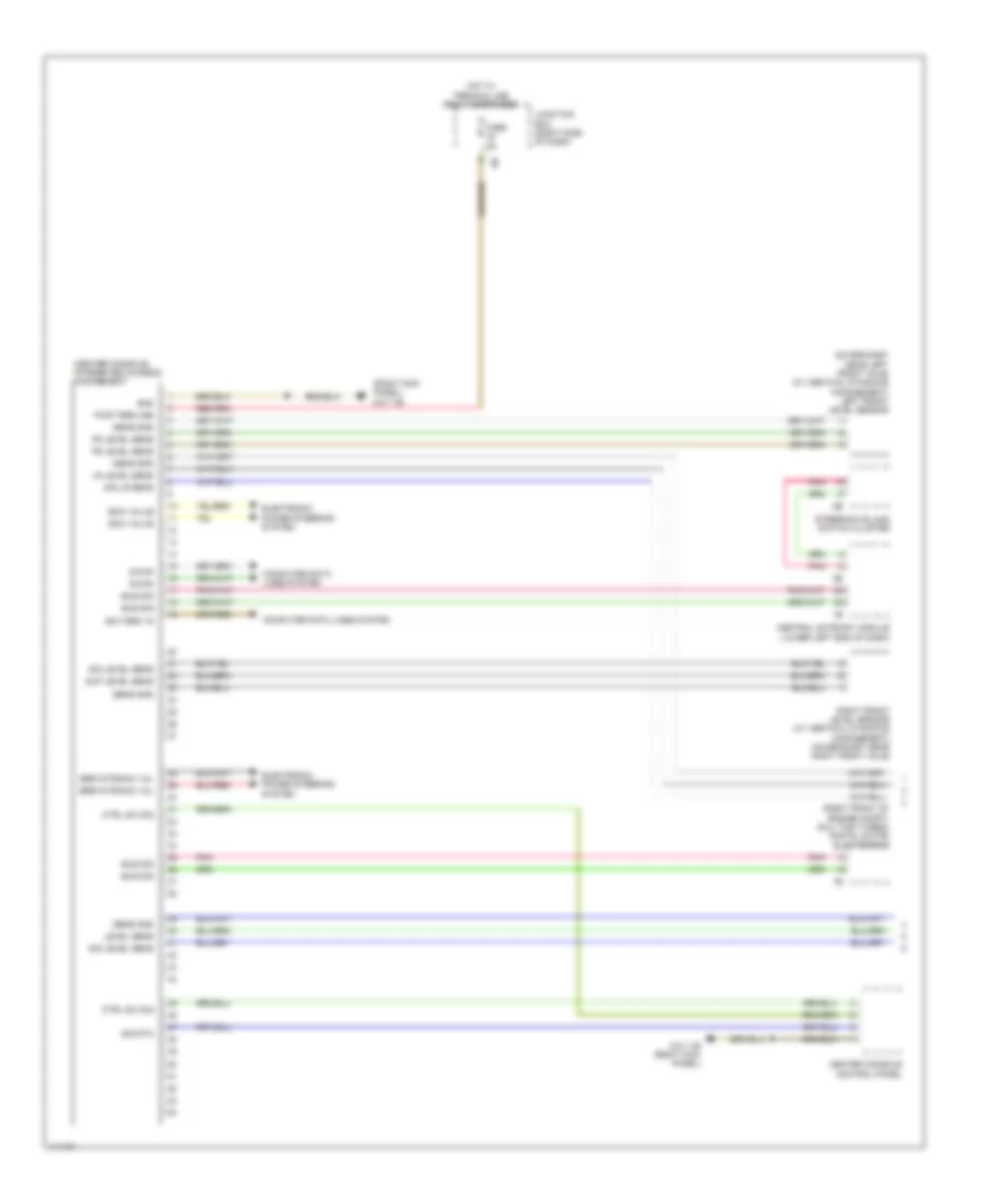 Air Suspension Wiring Diagram 1 of 2 for BMW 740Li 2013