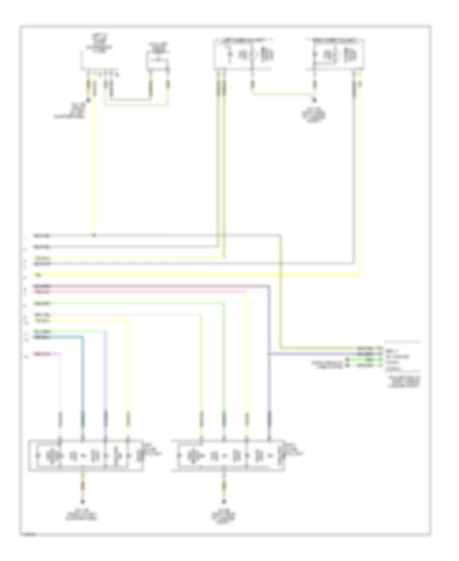 Exterior Lamps Wiring Diagram (3 of 3) for BMW 740Li 2013