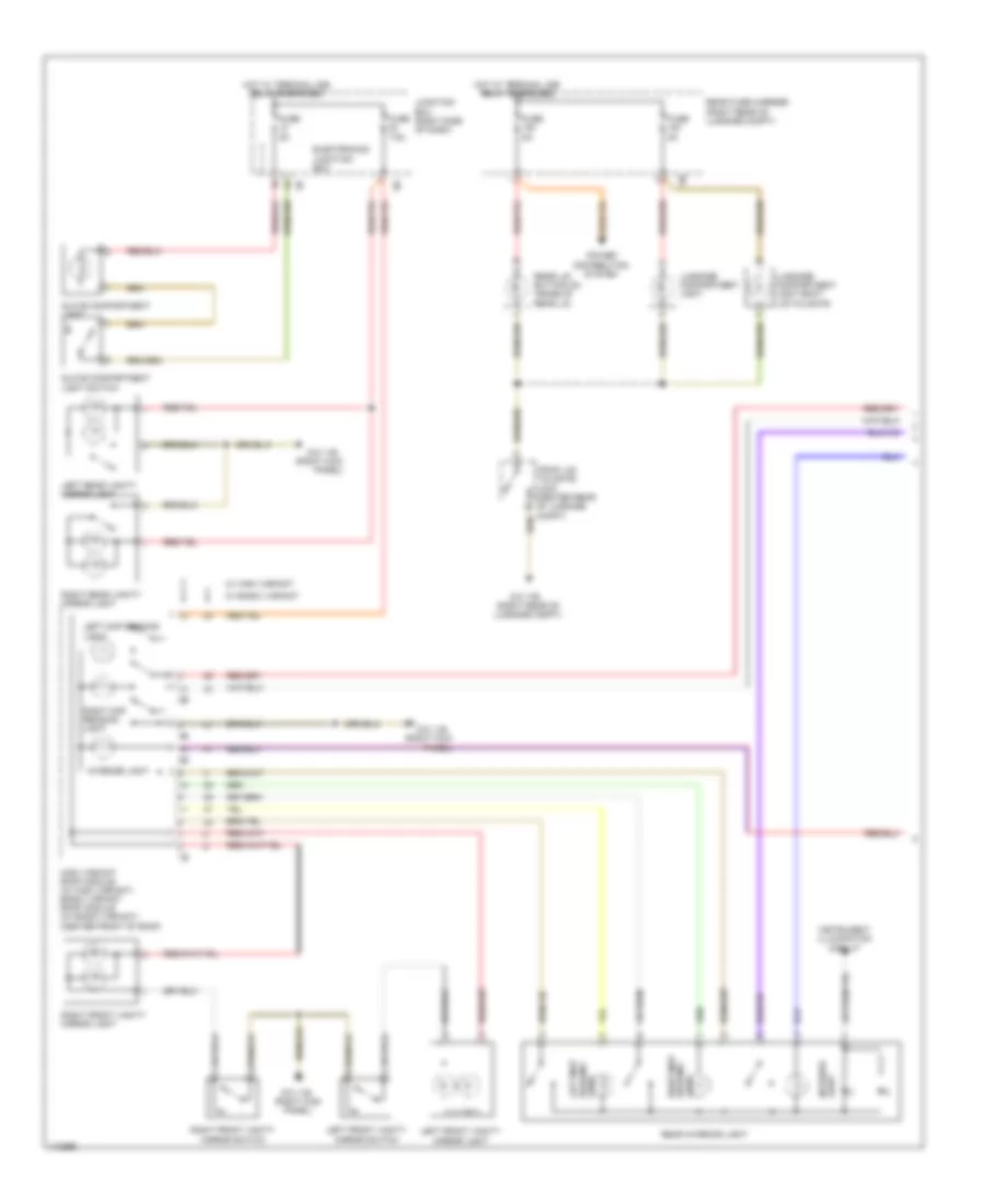 Courtesy Lamps Wiring Diagram 1 of 2 for BMW 740Li 2013