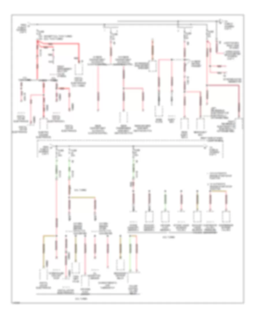 Power Distribution Wiring Diagram (4 of 7) for BMW 740Li 2013