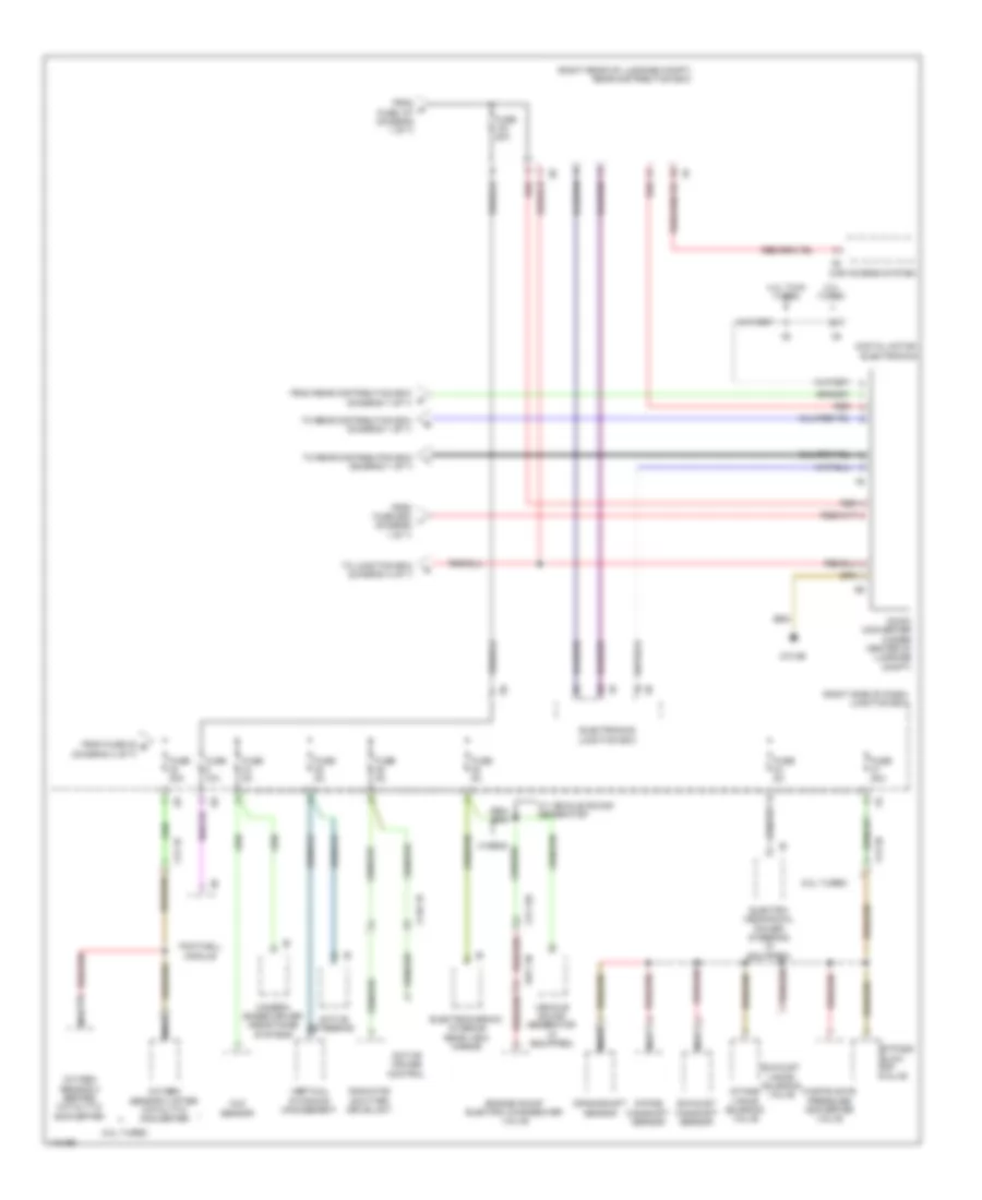 Power Distribution Wiring Diagram (5 of 7) for BMW 740Li 2013