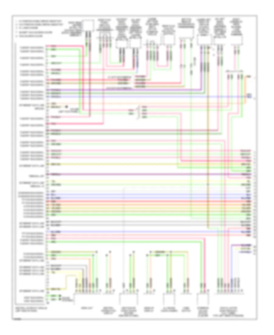 Computer Data Lines Wiring Diagram 1 of 4 for BMW 640i Gran Coupe 2014