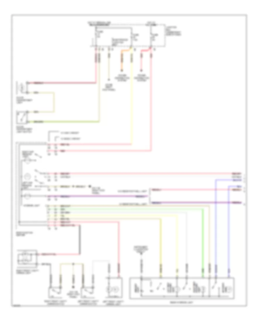Courtesy Lamps Wiring Diagram 1 of 3 for BMW 640i Gran Coupe 2014