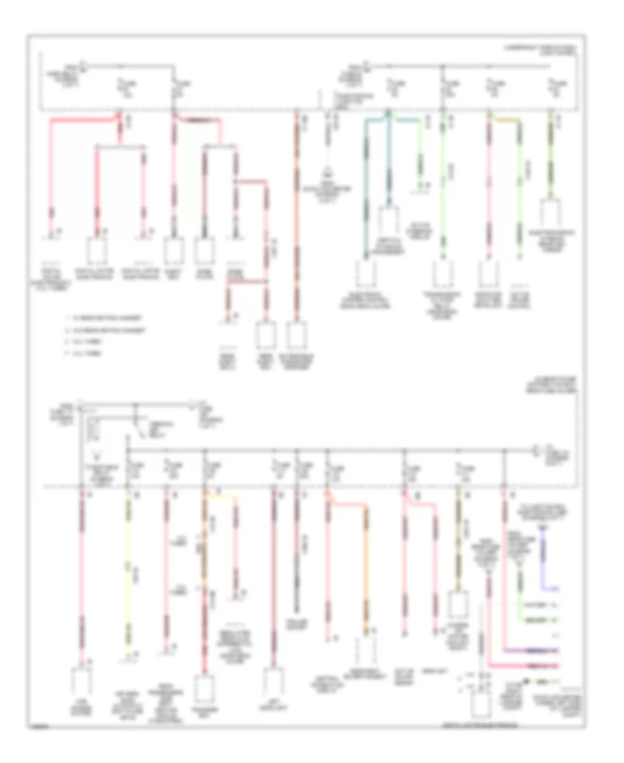 Power Distribution Wiring Diagram 5 of 7 for BMW 640i Gran Coupe 2014